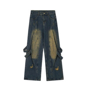 Quần ống suông phối lạ basic cực chất